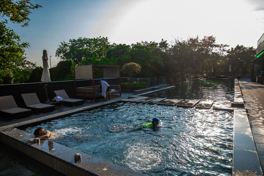 台南市仁德區捷絲旅台南虎山館｜宛如峇里島烏布雨林無邊際泳池！設計感十足渡假飯店