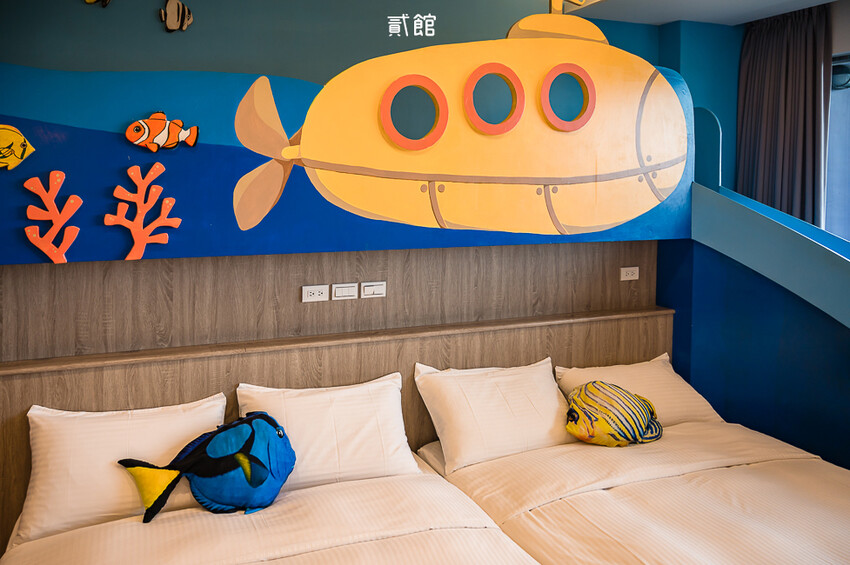 ｜花蓮住宿｜貳館海景民宿，躺在床上就能欣賞太平洋景色、看日出和星星，房間內還有溜滑梯讓孩子玩個夠 - Hallo！I'm 婷兒