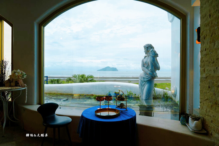 渲咖啡 Shine Cafe ❙ 外澳沙灘藍白希臘風,無敵龜 渲咖啡 Shine Cafe ❙ 外澳沙灘藍白希臘風,無敵龜