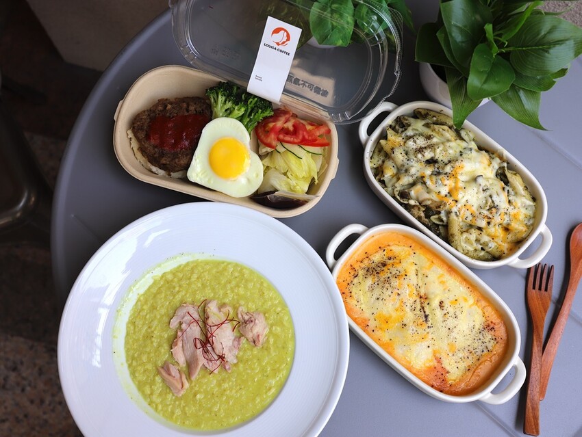 路易莎咖啡也有簡餐了!只有這門市才吃得到?!