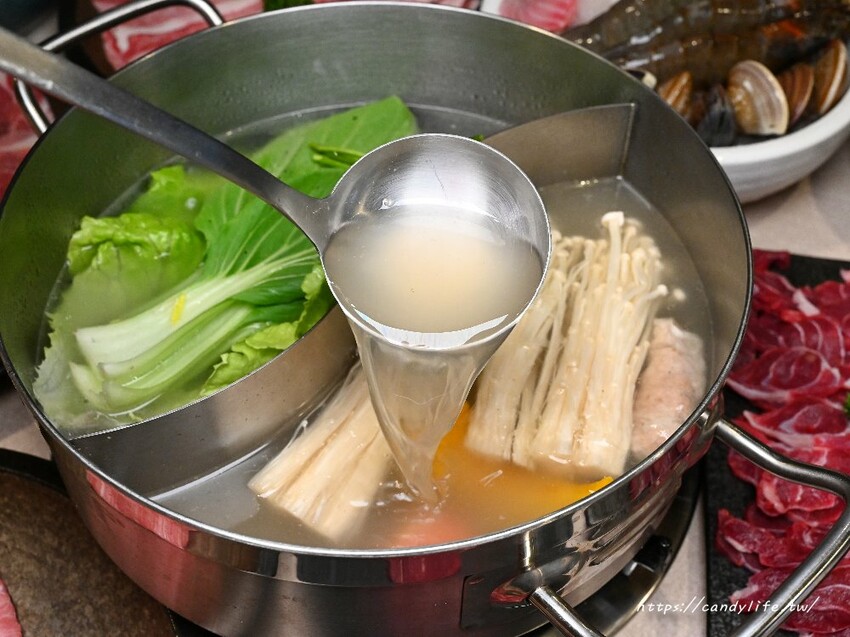 羊鮮森溫體涮羊肉精緻火鍋｜勤美商圈新開溫體羊火鍋，採個人套餐，生意超好～