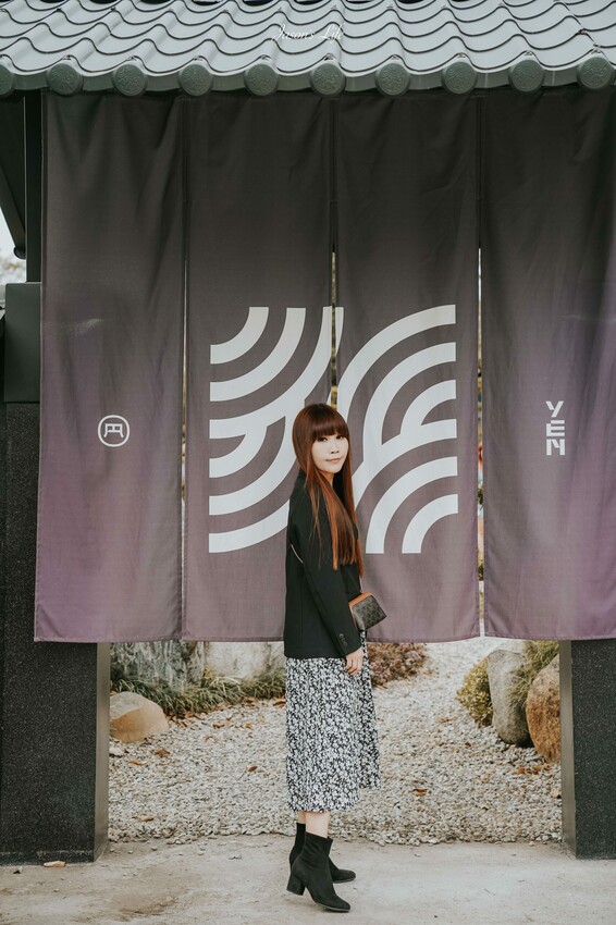 【台中北屯｜美食】枯山円敷YEN KARESAN。預約制，大坑枯山水日式庭院、黑色侘寂環境，金箔午茶組儀式感十