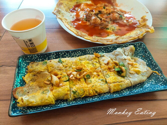 【苗栗美食】中原美饌-金萱茶蚵仔煎｜東石港直送鮮蚵，內用老闆招待金萱茶免費喝到飽！ - 貪吃猴的幻想