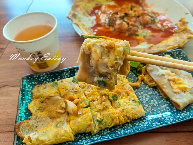 【苗栗美食】中原美饌-金萱茶蚵仔煎｜東石港直送鮮蚵，內用老闆招待金萱茶免費喝到飽！ - 貪吃猴的幻想