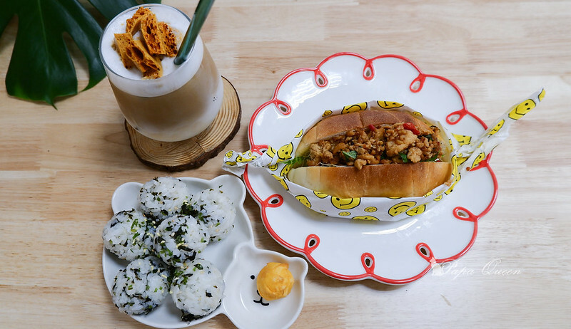 台中西區 歡囍嚐x罐咖啡-蔬食早午餐|手作鹽可頌 再訪!