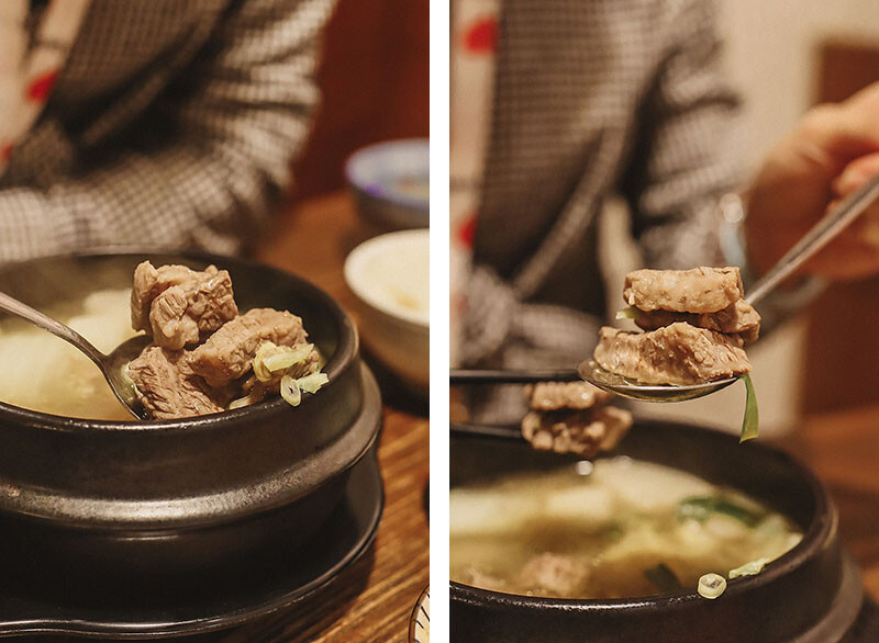 「牛未來Sugoi」竹北洞穴主題食堂，中午就營業，多種定食價位親民，還有牛肉、牛肚、牛筋特色石鍋，適合周末三五好友聊天聚餐