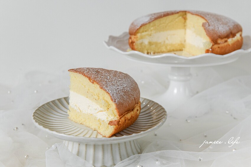 MIMIAN瞇瞇眼｜最療癒的生乳波士頓派｜清爽鮮奶油+澎軟蛋糕｜台中彌月蛋糕彌月禮盒推薦｜宅配甜點 - 潔妮食旅生活