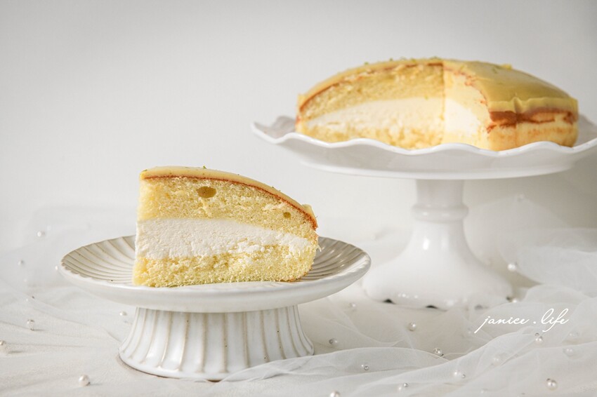 MIMIAN瞇瞇眼｜最療癒的生乳波士頓派｜清爽鮮奶油+澎軟蛋糕｜台中彌月蛋糕彌月禮盒推薦｜宅配甜點 - 潔妮食旅生活