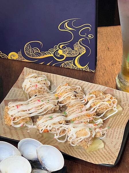 (新莊美食)燒玖。零壹串燒 / 海鮮 / 碳烤 新莊居酒屋串燒推薦 新鮮海鮮料理 比手掌大生蠔 生食級干貝 超好