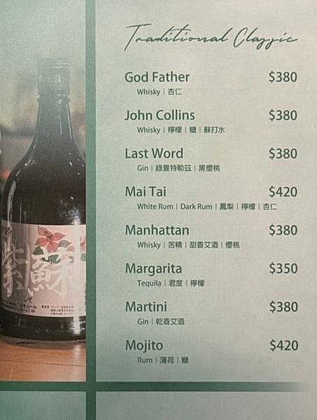 台北巷弄美食「東區餐酒館」凨餐酒 Fong Bar & Ki