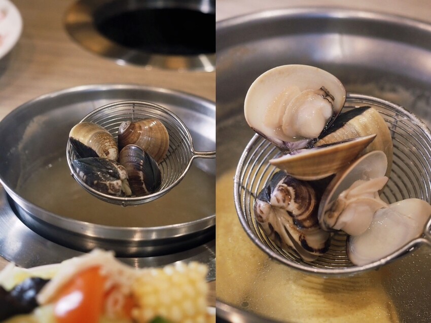 永春火鍋推薦《Shavu刷刷火鍋》每日現熬蔬果昆布湯頭，肉品堅持保有口感厚度，搭配日式清爽沾醬