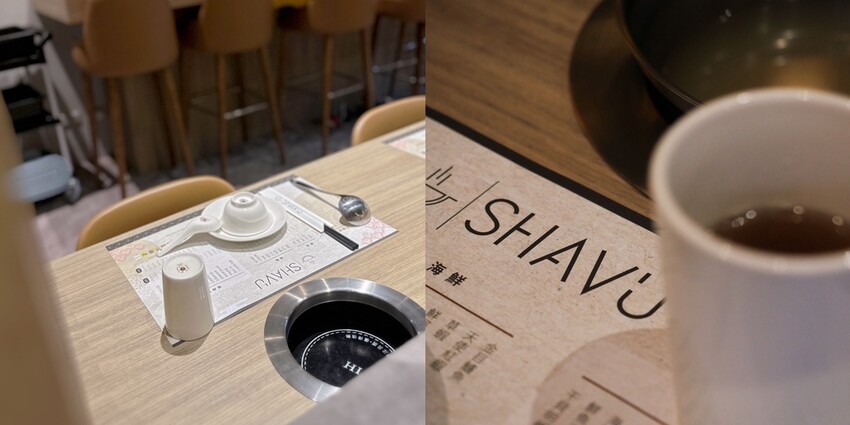永春火鍋推薦《Shavu刷刷火鍋》每日現熬蔬果昆布湯頭，肉品堅持保有口感厚度，搭配日式清爽沾醬