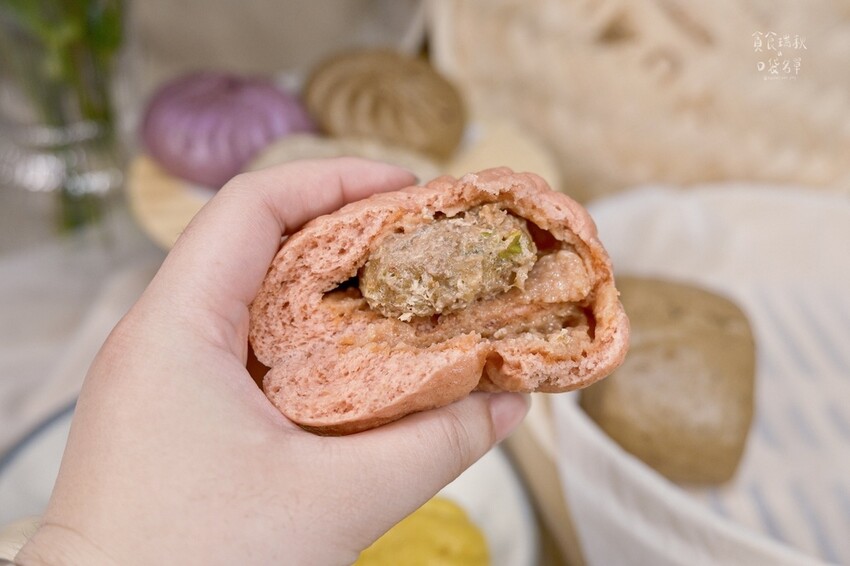 宅配美食|添加多穀、色彩繽紛麵皮好特別!滿滿內餡超豐富!省時