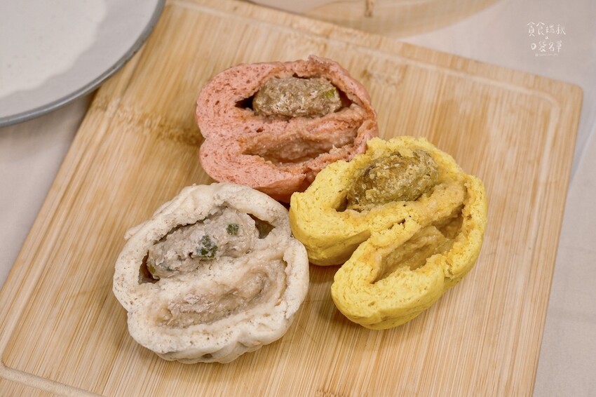 宅配美食|添加多穀、色彩繽紛麵皮好特別!滿滿內餡超豐富!省時