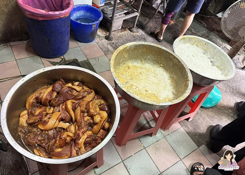 【板橋美食】板橋黃石市場無名紅燒肉、雞捲，只賣假日，不能預定