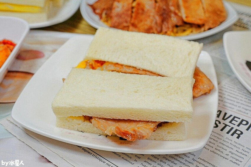 天使豬肉蛋吐司