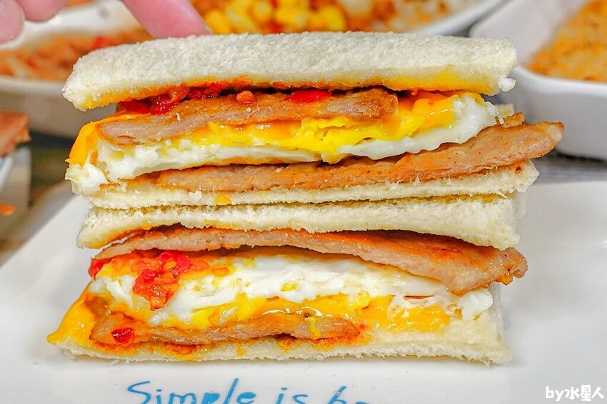 天使豬肉蛋吐司