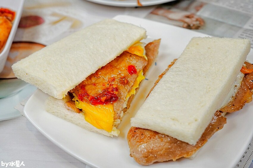 天使豬肉蛋吐司