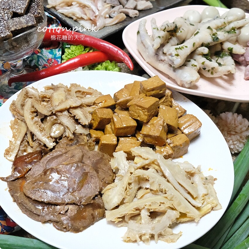 台中滷味這家很特別!少見白滷橄欖屋滷味吃得到~眷村白涼麵也大推 - 棉花糖的天空