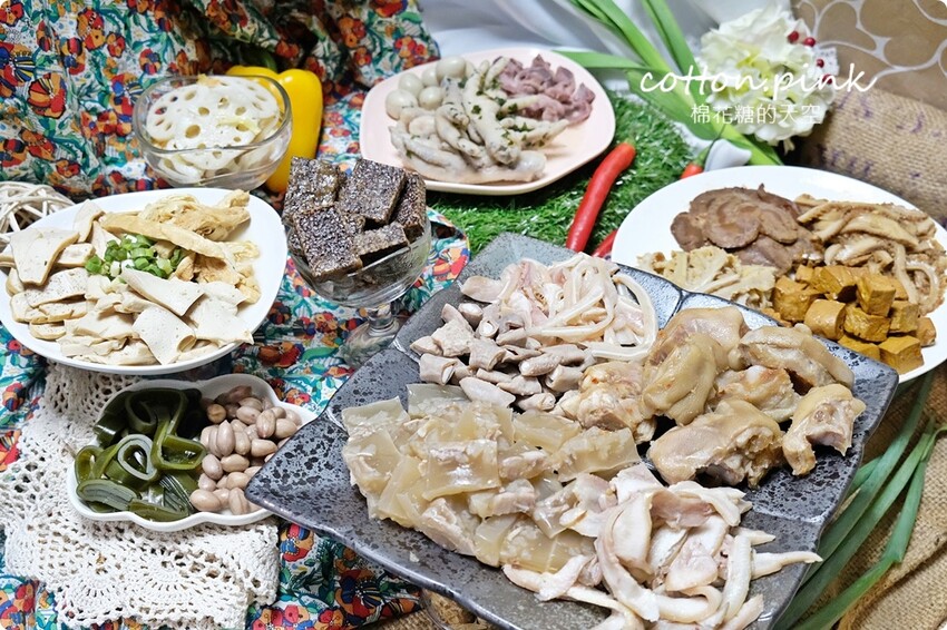 台中滷味這家很特別!少見白滷橄欖屋滷味吃得到~眷村白涼麵也大推 - 棉花糖的天空