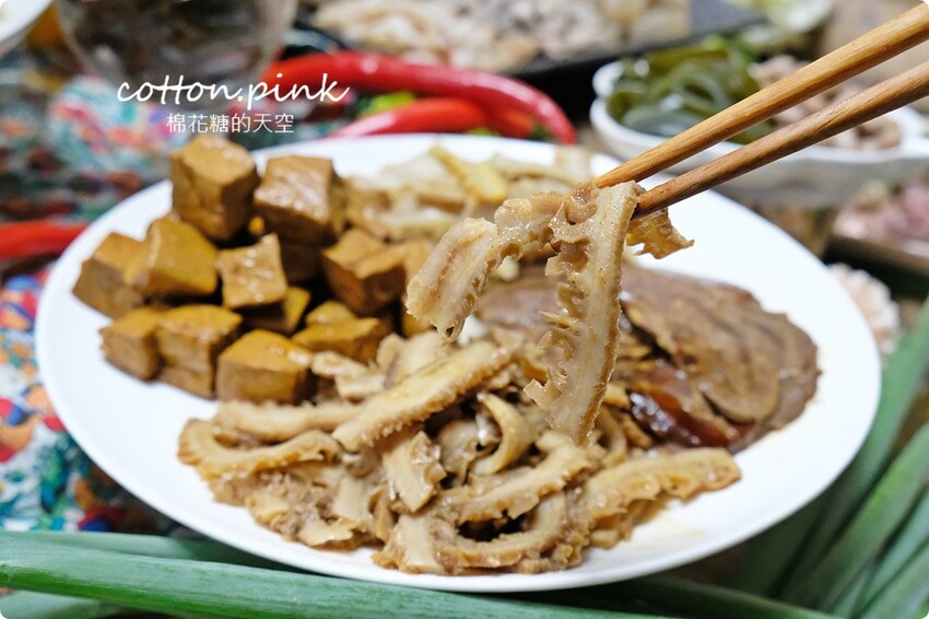 台中滷味這家很特別!少見白滷橄欖屋滷味吃得到~眷村白涼麵也大推 - 棉花糖的天空