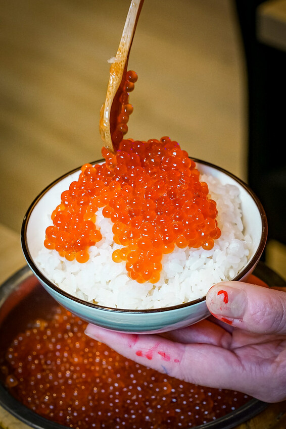 【中壢火鍋推薦】豪華活體海鮮超澎湃,大份量頂級和牛肉盤,還有超浮誇爆卵海膽飯都讓人愛不釋口|芳 海鮮