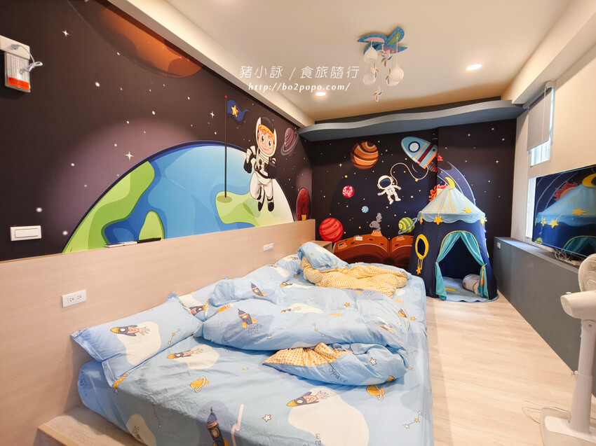 台東。台東市》浪閣民宿33.35。可愛的卡通主題房型