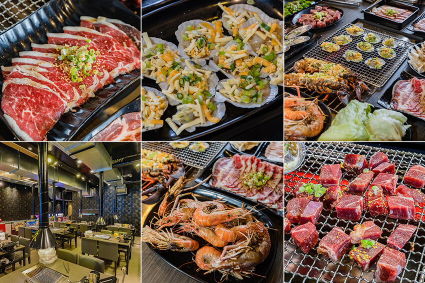 鳳山美食 – 野饌日式燒肉吃到飽 x 不只燒肉！泰國蝦生蚵啤酒暢飲！