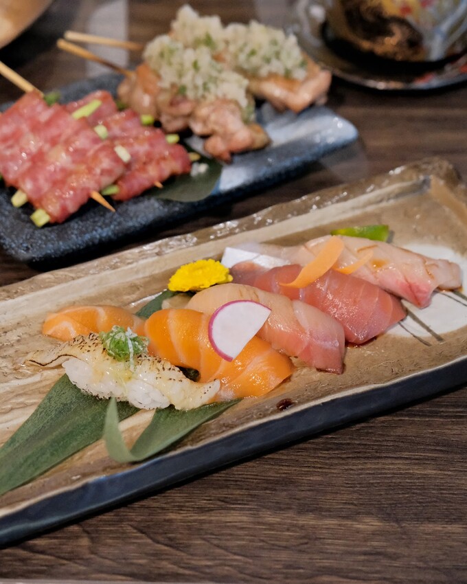 【台北居酒屋推薦】竹崎居酒食堂敦化店～串燒、墨魚炒飯、鯖魚超