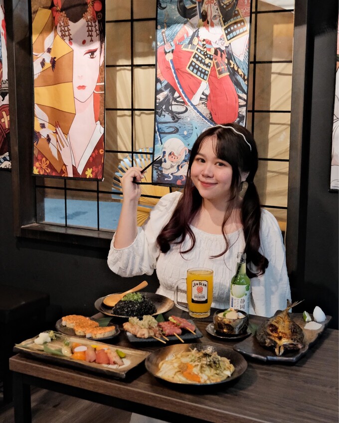 【台北居酒屋推薦】竹崎居酒食堂敦化店～串燒、墨魚炒飯、鯖魚超