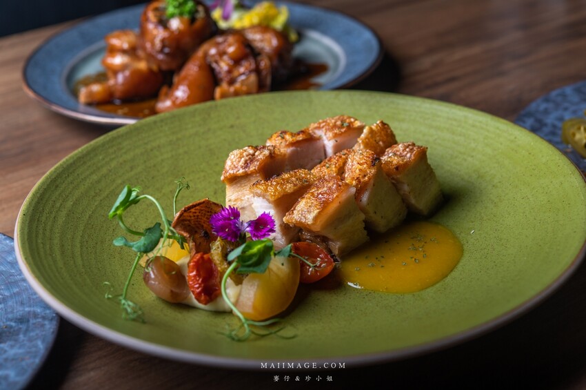 台中美食｜NK. Restaurant～歐陸料理與臺灣食材的完美結合，口味層次多主廚實力堅強，必點豬腳醋、油封鴨腿