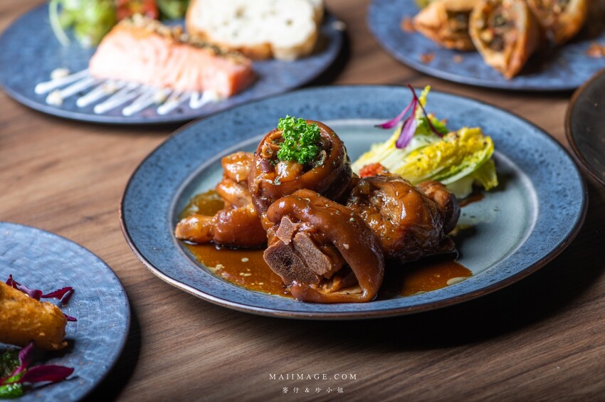 台中美食｜NK. Restaurant～歐陸料理與臺灣食材的完美結合，口味層次多主廚實力堅強，必點豬腳醋、油封鴨腿