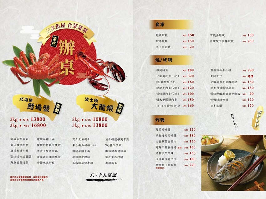 三次魚屋 魚魯魚魯,台中水湳經貿園區高品質日式餐廳,龍蝦、生魚片、壽司 - Cyndi loves 享食天堂