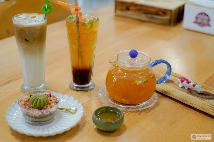 桃園市龍潭區美食，山裡的盆栽世界與錦鯉，獨特甜點等你探索。