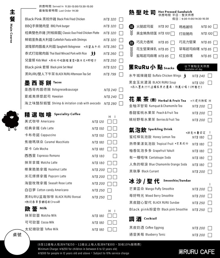 【五結親子景點】黑RURU CAFE｜宜蘭超人氣笑笑羊主題咖啡館！餐點好吃、互動餵羊 萌萌的太可愛啦，內附菜單、入園資訊，宜蘭寵物友善餐廳