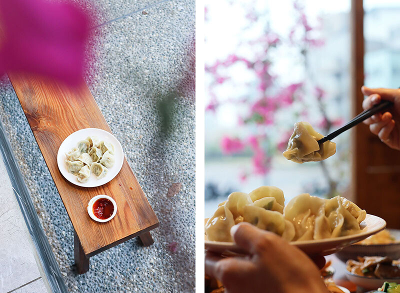 麵容餃好新竹店 獨特香脆油蔥加上2016國宴粄條插旗新竹 台式復古又文青的古早味麵食館