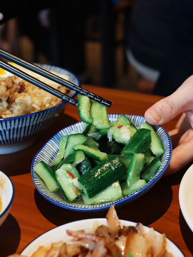 麵容餃好新竹店 獨特香脆油蔥加上2016國宴粄條插旗新竹 台式復古又文青的古早味麵食館