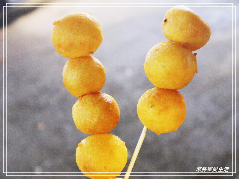 全素QQ地瓜球-桃園中壢/這才是在地人喜歡吃的?中原夜市酥脆地瓜球