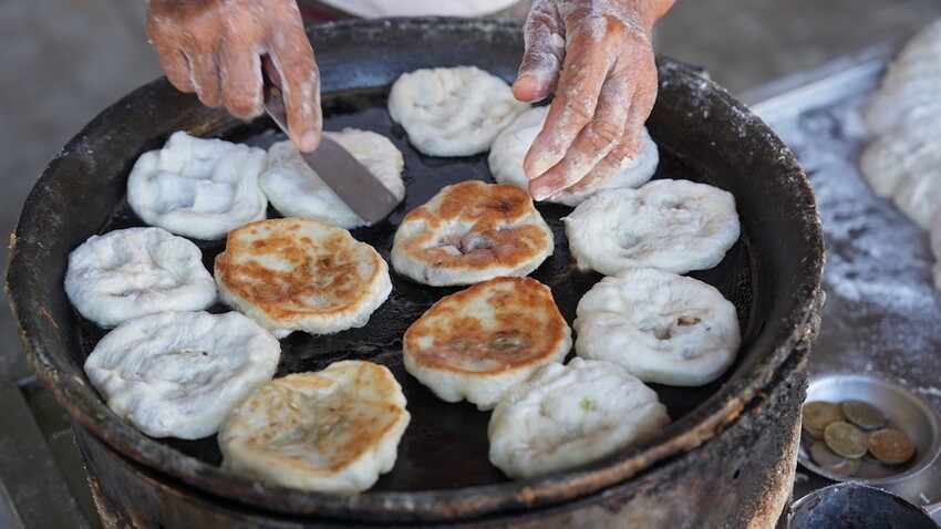 彰化縣員林市彰化小吃 火雲掌伯紅豆標|讓人嘆為觀止的員林特色小點心!