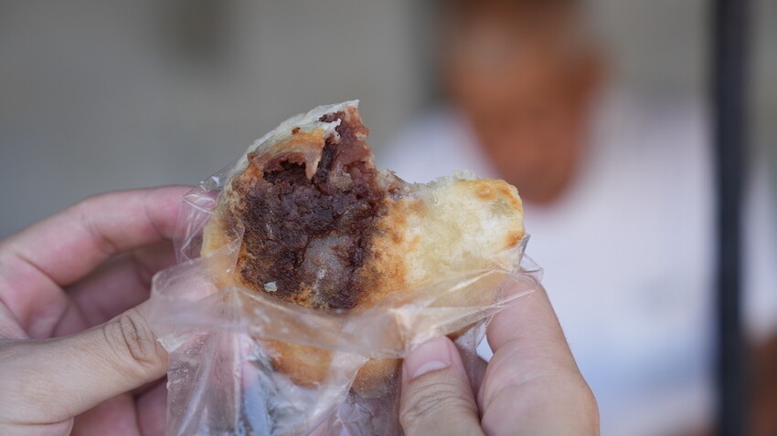 彰化縣員林市彰化小吃 火雲掌伯紅豆標|讓人嘆為觀止的員林特色小點心!