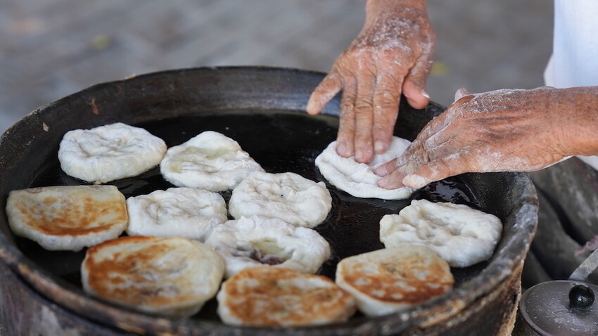 彰化縣員林市彰化小吃 火雲掌伯紅豆標|讓人嘆為觀止的員林特色小點心!