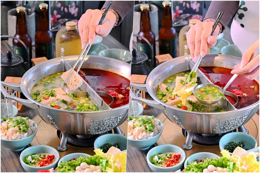 台中公益路新麻辣鍋推薦 巨無霸牛三拼盛宴超大肉盤好浮誇 花椒香啤酒這家才喝得到_青花驕麻辣鍋