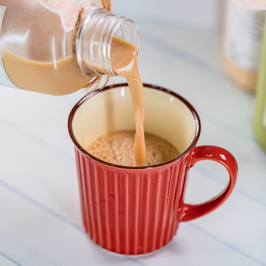 穀逯新鮮牛奶茶