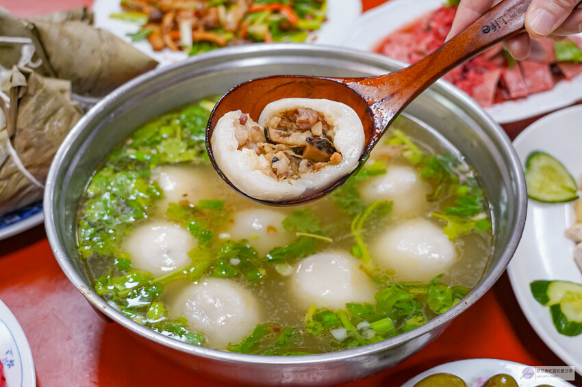 新竹隱藏版美食！傳承三代阿婆大湯圓，巨無霸客家鹹湯圓藏深山40年老店。