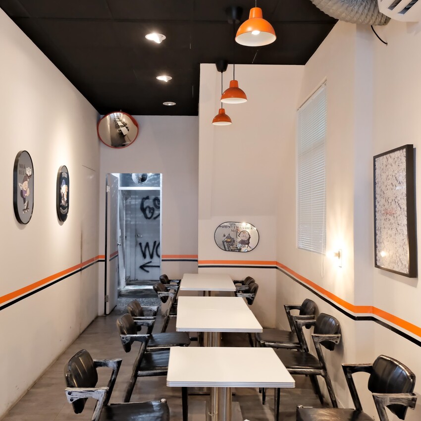 【樹林美食推薦】很好漢堡Hang Out Burger～美式裝潢風格、獨特網美打卡的漢堡餐廳～樹林平價美食、樹林美式餐廳推薦