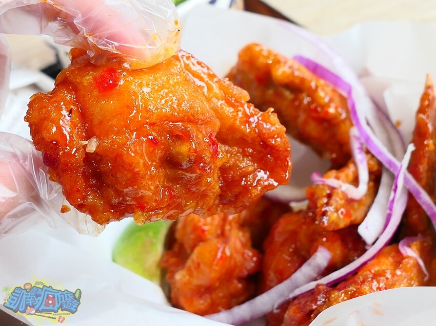 東港炸雞推薦【77炸雞東港店】套餐飲料喝到飽超佛系！必點日式麵線羹有叉燒肉 韓式炸雞、美式炸雞通通有！炸雞美食好吃到會上癮！ - 跟著凱南瘋旅遊