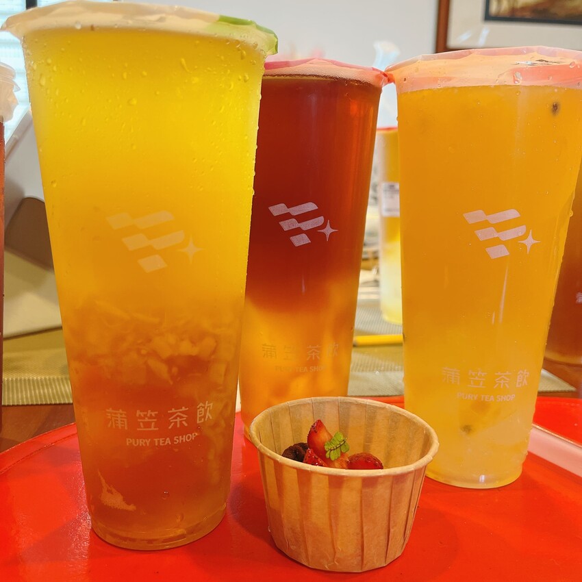 內壢新開幕飲料推薦—蒲笠茶飲,中壢嚼感茶凍再加一,口口都很喝到Q彈軟嫩的茶凍