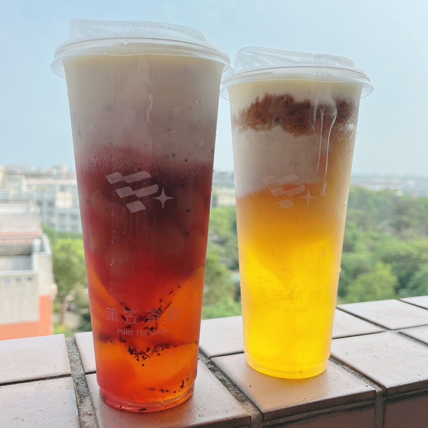 內壢新開幕飲料推薦—蒲笠茶飲,中壢嚼感茶凍再加一,口口都很喝到Q彈軟嫩的茶凍