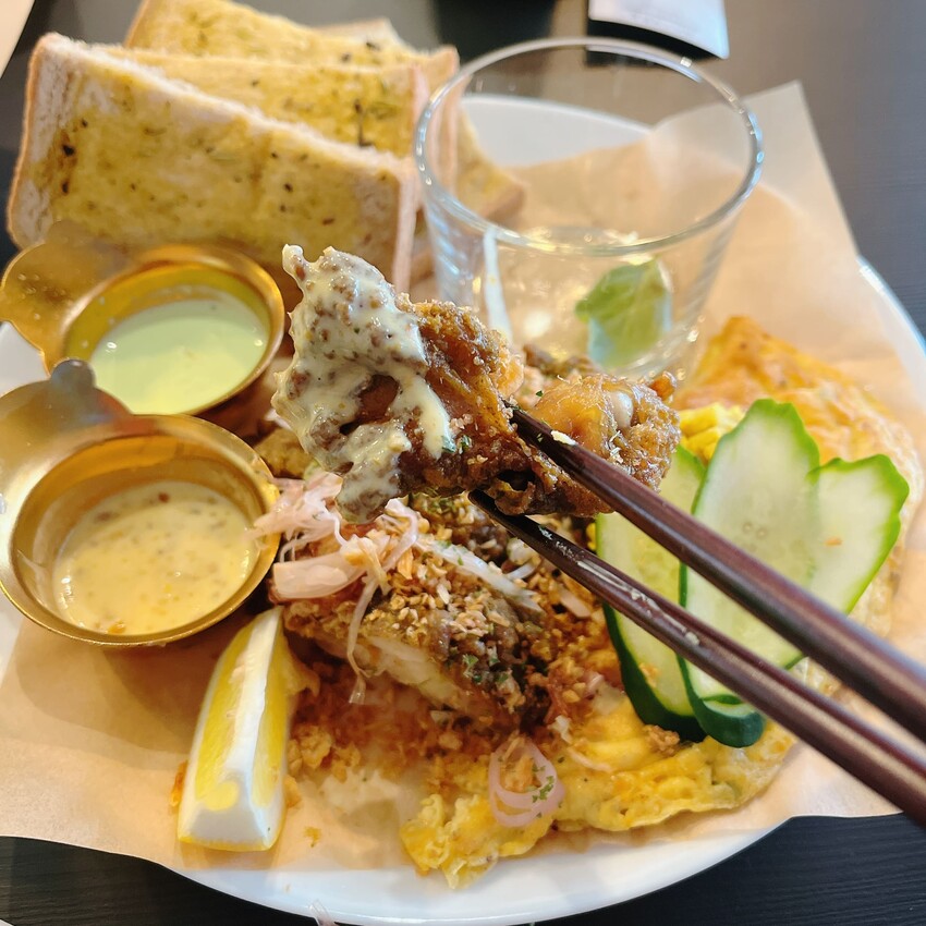 桃園車站異國料理推薦—蓬蓬熊工作室 印尼輕食料理，超獨特四種外面吃不到印尼醬料，一定要試試