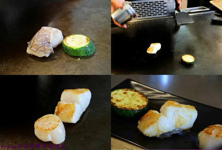 屏東美食【鹿島日式鐵板燒】龍蝦和牛奢華料理.高檔食材平價饗宴│水姑娘龍蝦│日本和牛│家樂福美食街 - Fresa芙芮莎♥莎旅憶食